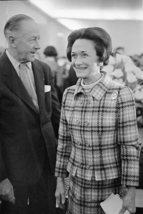 Framed Print : Duchess Of Windsor January 1967 Pictured at Fashion Show in Paris France with Framed Print : Duchess Of Windsor January 1967 Pictured at Fashion Show in Paris France with