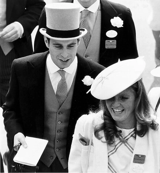 Duchess of York with Prince Andrew June 1985