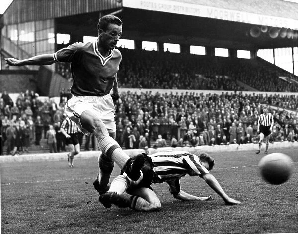 this duel with Sunderland inside right, Goodchild - 22nd April 1959