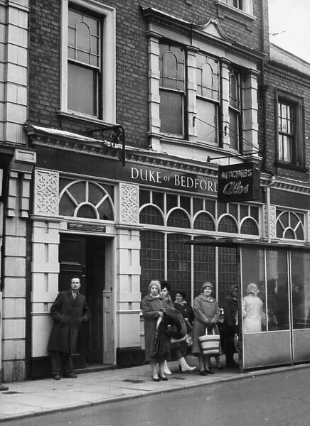 The Duke of Bedford public house, North Shields 18th December 1963