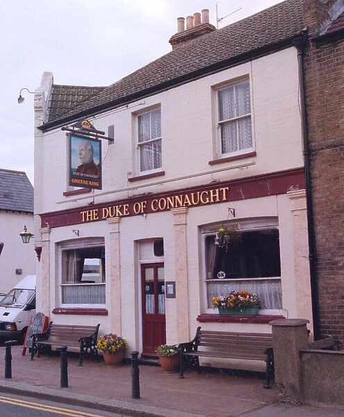 The Duke of Connaught Pub in Windsor April 1997 Public House where boys from Eton School