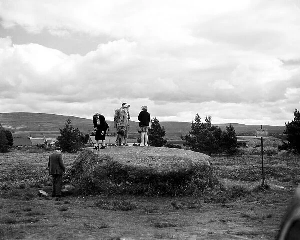 Duke of Cumberland's Stone, Culoden Moor, Inverness, Highlands, Scotland. 23rd August 1951