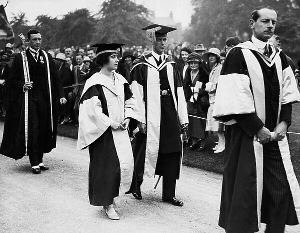 The Duke and Duchess of York visit Belfast 1924