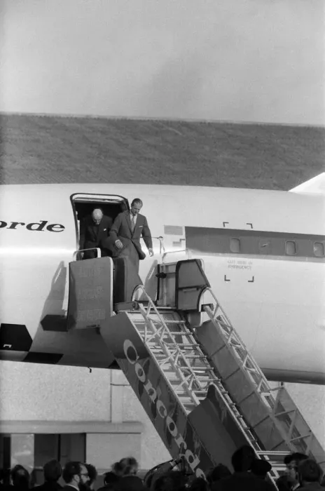 Framed Print : The Duke of Edinburgh is to fly the British built Concorde 002 at Mach Two - twice Framed Print : The Duke of Edinburgh is to fly the British built Concorde 002 at Mach Two - twice