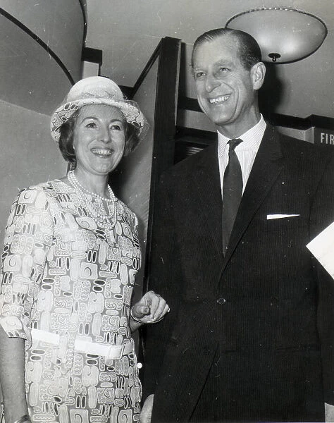 DUKE OF EDINBURGH, PRINCE PHILIP ARCHIVE - VERA LYNN AND PRINCE PHILIP ATTEND A PARTY AT