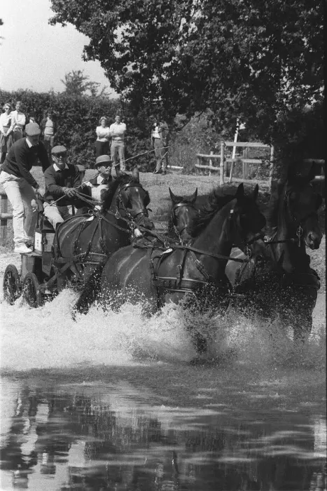 Framed Print : The Duke of Edinburgh, Prince Philip, carriage racing. August 1986 Framed Print : The Duke of Edinburgh, Prince Philip, carriage racing. August 1986