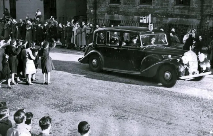 Framed Print : The Duke of Edinburgh, Prince Philip drives through Devon to Plymouth Framed Print : The Duke of Edinburgh, Prince Philip drives through Devon to Plymouth