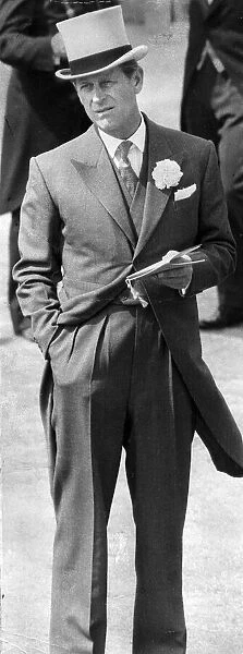The Duke of Edinburgh. Prince Philip pictured at the Derby. June 1974