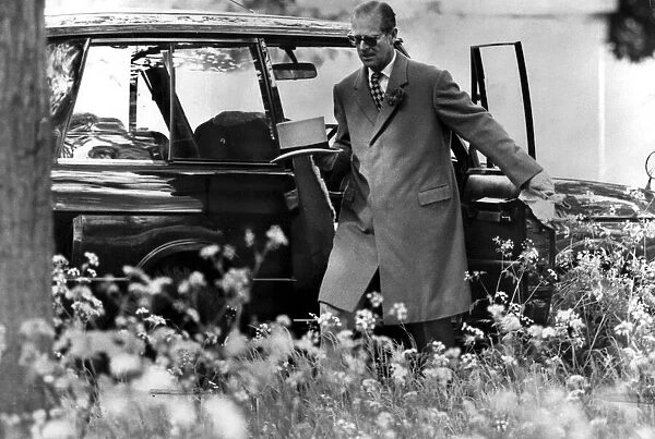 The Duke of Edinburgh. Prince Philip pictured in Windsor. May 1974