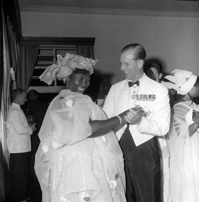 Framed Print : Duke of Edinburgh Prince Philip during a royal visit to West Africa 4 / 2 / 61 Framed Print : Duke of Edinburgh Prince Philip during a royal visit to West Africa 4 / 2 / 61