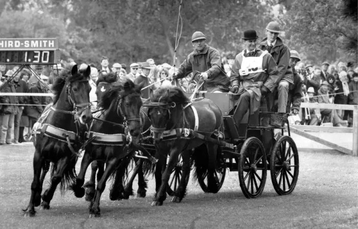 Framed Print : The Duke of Edinburgh, Prince Philip at the Royal Windsor Horse Show. - 16 May 1989