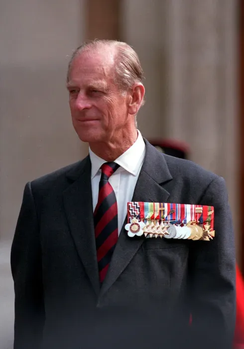 Framed Print : The Duke of Edinburgh. Prince Philip wearing his medals June 1991 Framed Print : The Duke of Edinburgh. Prince Philip wearing his medals June 1991