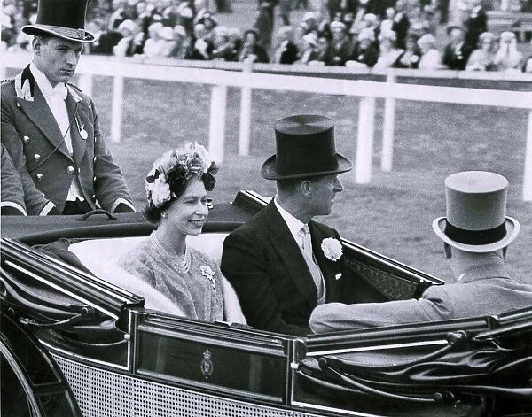 The Duke of Edinburgh, The Queen and Prince Phillip attend Royal Ascot, Ladies day