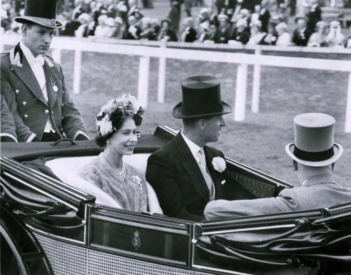 Framed Print : The Duke of Edinburgh, The Queen and Prince Phillip attend Royal Ascot, Ladies day Framed Print : The Duke of Edinburgh, The Queen and Prince Phillip attend Royal Ascot, Ladies day
