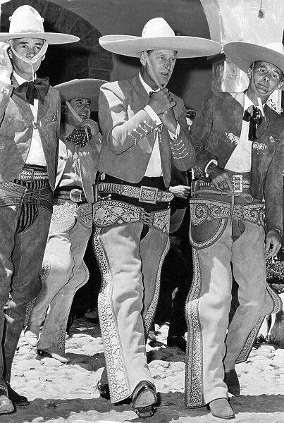 Duke Of Edinburgh wearing an outfit whilst on tour in Mexico on 9th December 1964