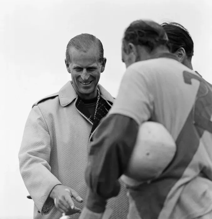 Framed Print : The Duke of Edinburgh at Windsor polo ground, where he is playing polo. 3rd May 1959 Framed Print : The Duke of Edinburgh at Windsor polo ground, where he is playing polo. 3rd May 1959