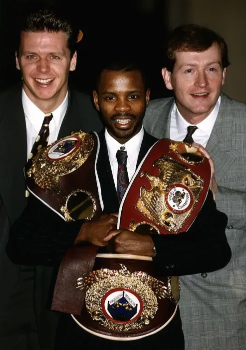 Framed Print : Duke McKenzie boxer Steve Davis Snooker and Steve Backley Javelin promote sports Framed Print : Duke McKenzie boxer Steve Davis Snooker and Steve Backley Javelin promote sports