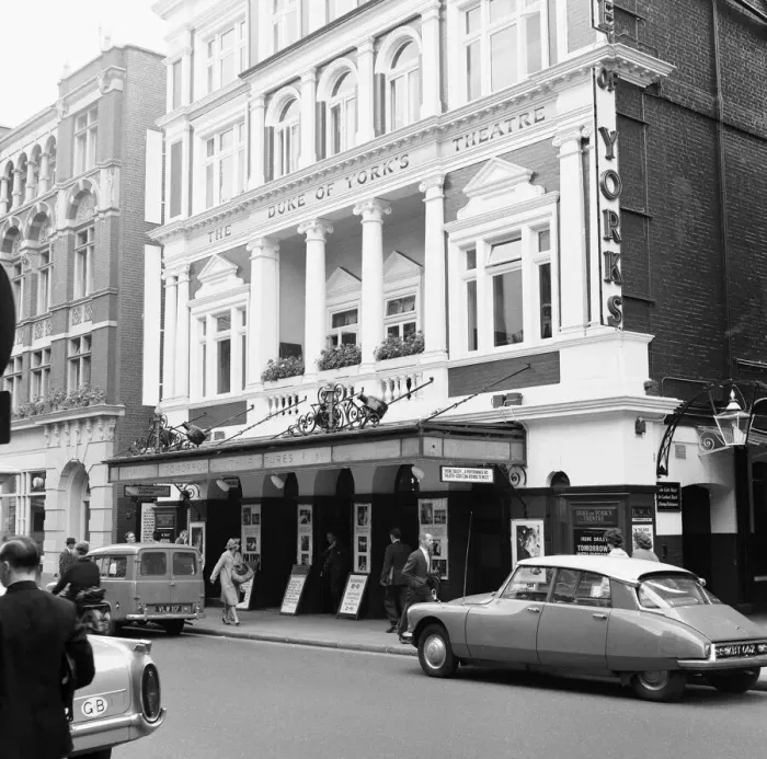 Framed Print : The Duke of Yorks theatre in the West End, central London. 18th July 1960 Framed Print : The Duke of Yorks theatre in the West End, central London. 18th July 1960