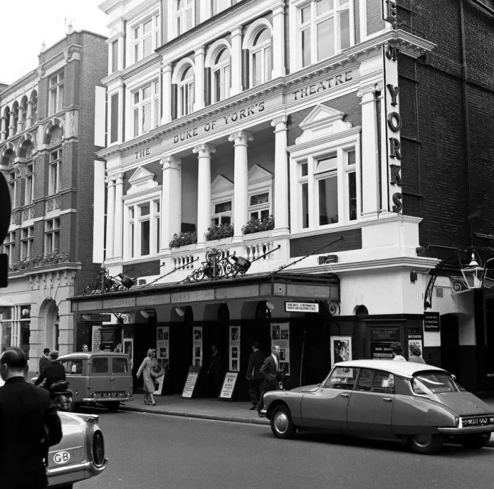 Framed Print : The Duke of Yorks theatre in the West End, central London. 18th July 1960 Framed Print : The Duke of Yorks theatre in the West End, central London. 18th July 1960