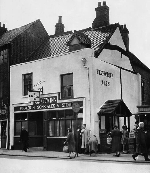 The Dun Cow pub, Jordan Well, Coventry. This photo was taken just before it was