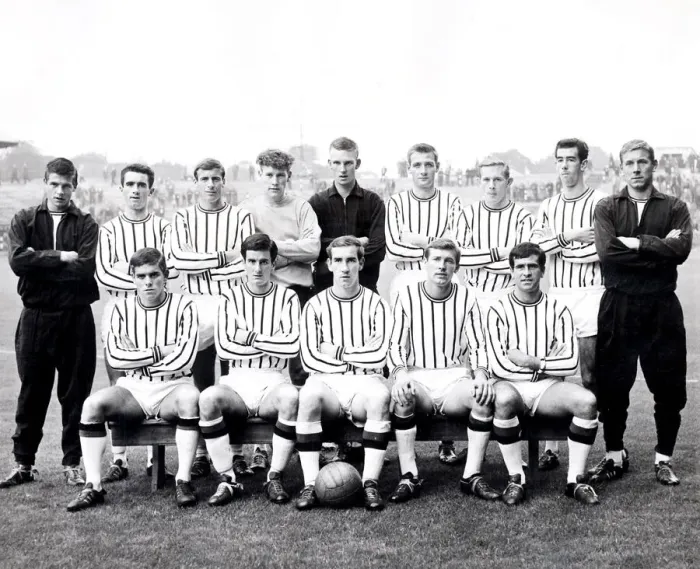 Framed Print : Dunfermline Athletic Football Team 1966 / 1967 back row Framed Print : Dunfermline Athletic Football Team 1966 / 1967 back row