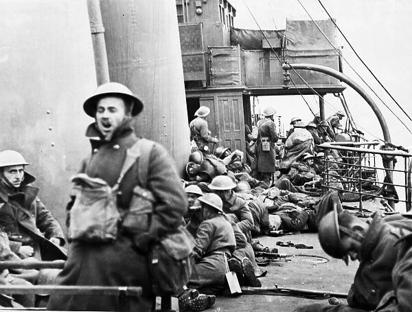 The Dunkirk evacuation, the evacuation of Allied soldiers from the beaches
