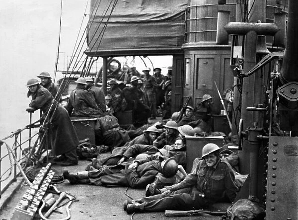 The Dunkirk evacuation, the evacuation of Allied soldiers from the beaches