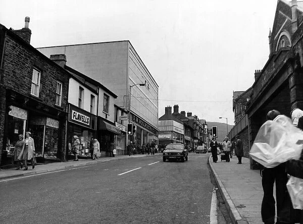Dunraven Street in Tonypandy. 2nd September 1977
