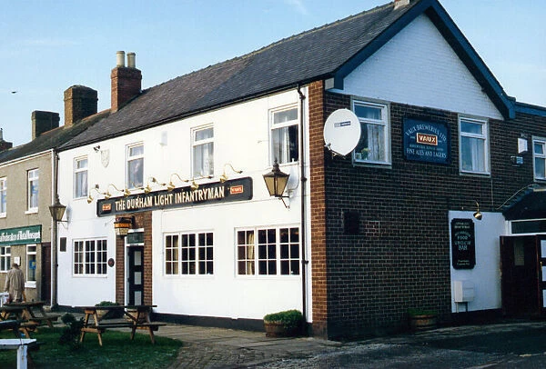 The Durham Light Infantryman pub, Durham. March 1993