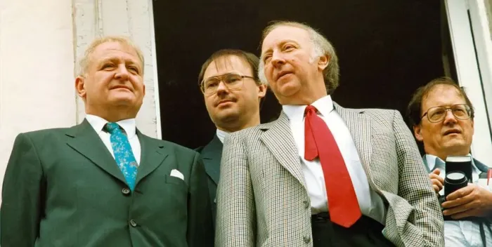Framed Print : Durham Miners Gala - Arthur Scargill watches the parade pass by Circa 1990 Framed Print : Durham Miners Gala - Arthur Scargill watches the parade pass by Circa 1990
