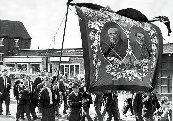 Durham Miners Gala - The Easington miners lodge banner