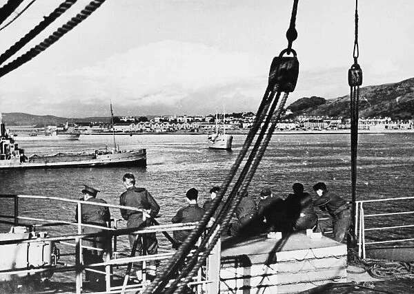 Dutch ship carrying British troops to Iceland. 22nd August 1940