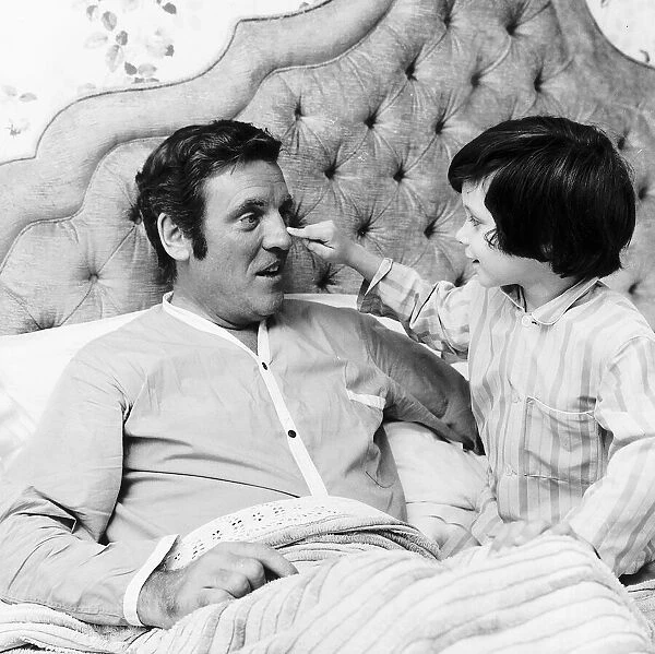 Eamonn Andrews tv presenter of This Is Your Life with his son Fergal