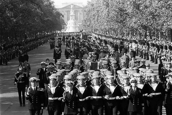 Earl Mountbatten Funeral Procession, Sep 1979