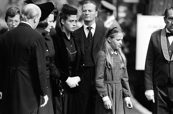 Earl Mountbatten Funeral, Sep 1979 The Family Mourn