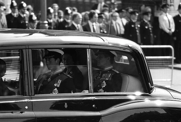 Earl Mountbatten Funeral, September 1979 Queen Elizabeth Prince Philip