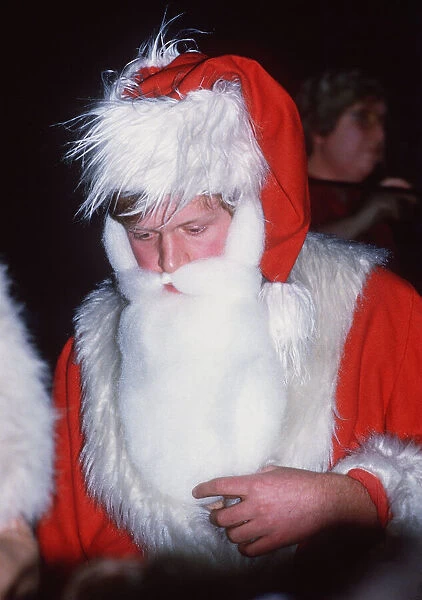 Earl Spencer plays Father Christmas at Stringfellows nightclub
