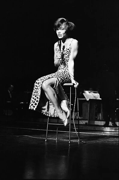 Eartha Kitt performing at Talk of the Town 7th September 1960