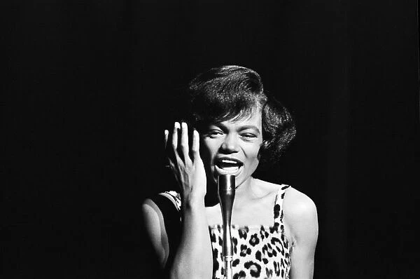 Eartha Kitt performing at Talk of the Town 7th September 1960