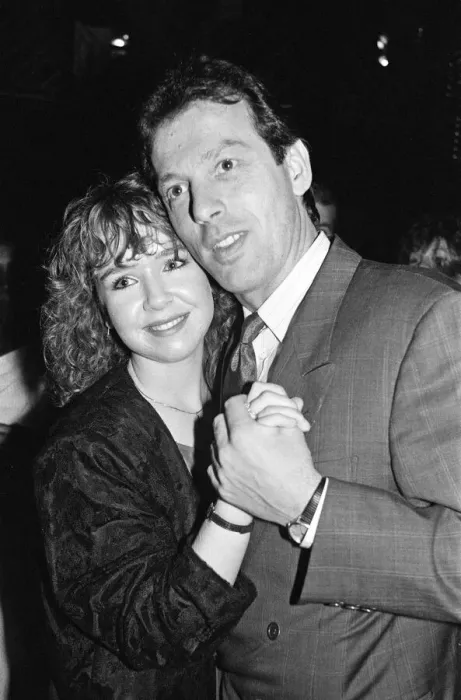 Framed Print : EastEnders stars Leslie Grantham and Susan Tully attend the opening of Paradise Lost Framed Print : EastEnders stars Leslie Grantham and Susan Tully attend the opening of Paradise Lost