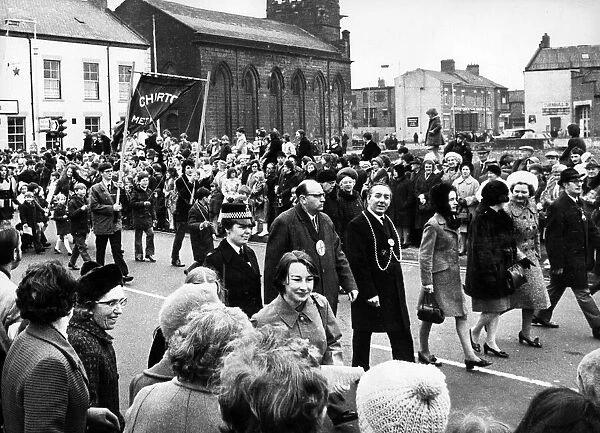 Easter Parade, Good Friday, 31st March 1972. North Shields