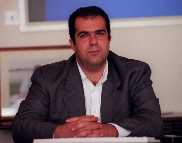 Framed Print : Easyjet owner Stelios Haji-Loannou October 1997