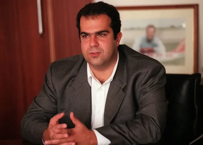 Framed Print : Easyjet owner Stelios Haji-Loannou October 1997
