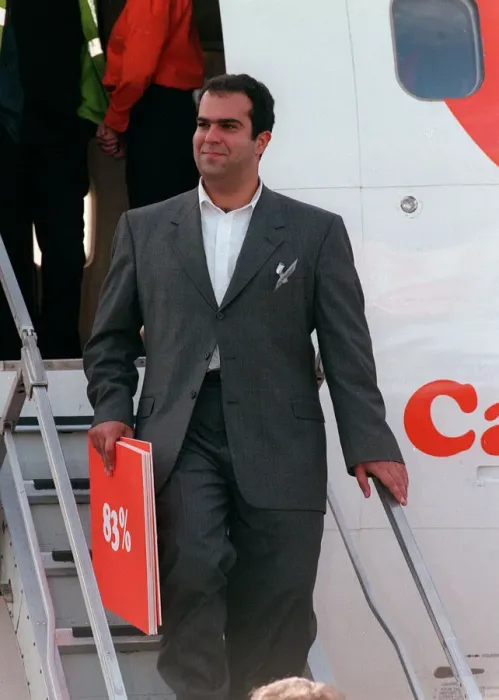 Framed Print : Easyjet owner Stelios Haji-Loannou October 1997 Framed Print : Easyjet owner Stelios Haji-Loannou October 1997