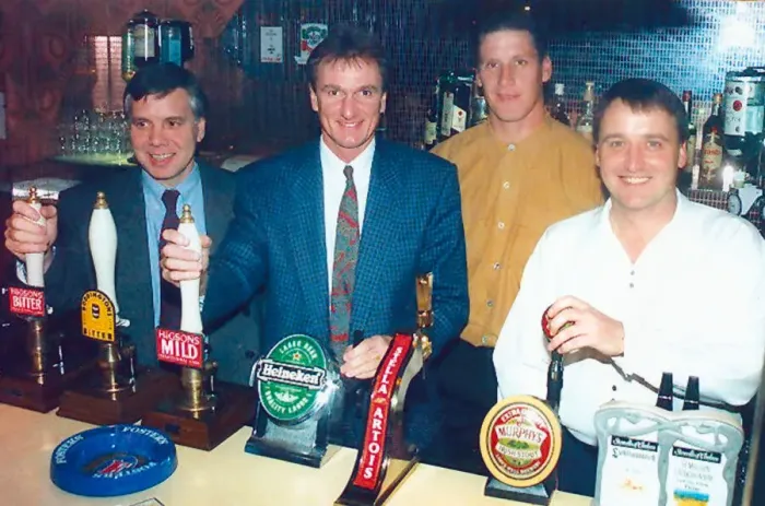 Framed Print : The Echo Higsons League occer panel, on the road again. 12th November 1994
