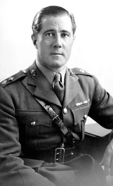 Edgar Granville MP in Army Uniform during WW2