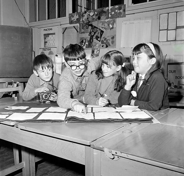 Education: Children at St. Aidens R. C. Junior School, Ashington, Northumberland