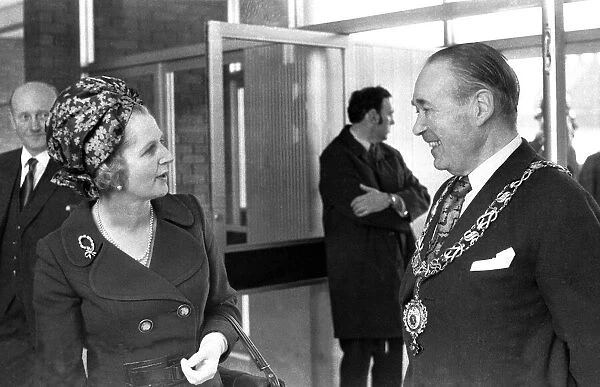 Education Minister Margaret Thatcher at Sunderland to open the Wearside College of
