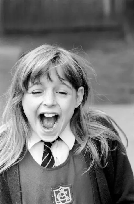 Framed Print : Education: Schools: Schoolchildren: Expressions. June 1981 PM 81-01455-007