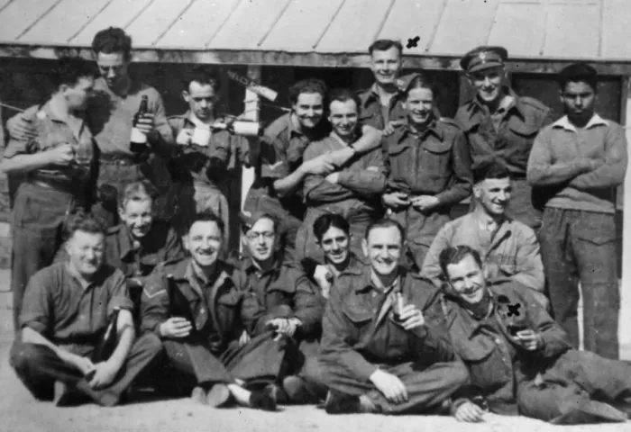 Framed Print : Edward Bakewell (extreme right, front row) of 8 Hart Street